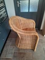 Rieten stoel, Huis en Inrichting, Stoelen, Ophalen, Zo goed als nieuw, Bruin, Eén