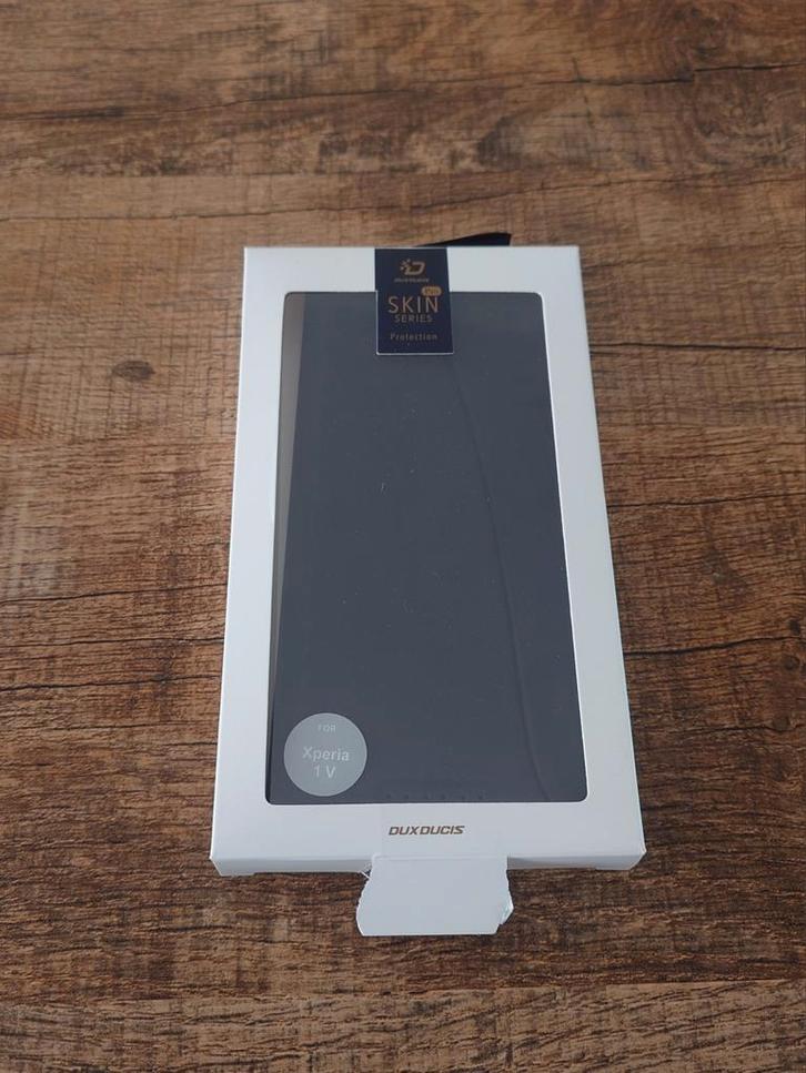 Sony Xperia 1 V hoesje bookcase zwart NIEUW, Telecommunicatie, Mobiele telefoons | Hoesjes en Frontjes | Overige merken, Nieuw