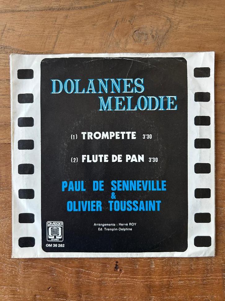 Paul de Senneville & Olivier Toussaint-Dolannes Melodie (006, Cd's en Dvd's, Vinyl Singles, Gebruikt, Pop, Ophalen of Verzenden