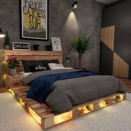 10x euro pallets / pallet / palletbed / pallet meubel, Doe-het-zelf en Verbouw, Hout en Planken, Zo goed als nieuw, Pallet, Vuren