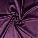 6163)150x100cm meubelstoffen velours fluweel paars, 120 cm of meer, Paars, Nieuw, Ophalen of Verzenden