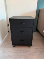 Zwart ladenblok, Ophalen, Minder dan 50 cm, Gebruikt, 3 of 4 laden