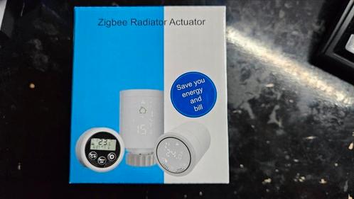 Smart radiatorknop Zigbee met Zigbee gateway, Doe-het-zelf en Verbouw, Thermostaten, Nieuw, Ophalen of Verzenden