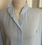 Erfo blouse maat 40, Kleding | Dames, Ophalen of Verzenden, Zo goed als nieuw, Maat 38/40 (M), Blauw