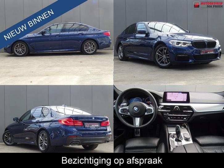 BMW 5 Serie 520i High Executive * LEER * M-PAKKET * DEALER O, Auto's, BMW, Bedrijf, Te koop, 5-Serie, ABS, Adaptieve lichten, Airbags