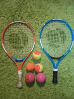 Artengo tennis rackets met ballen, Ophalen, Gebruikt