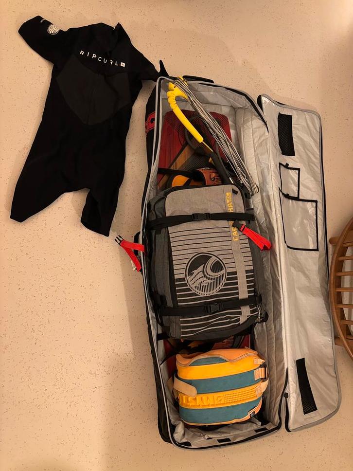 Cabrinha Switchblade 10, volledige kite set, Watersport en Boten, Kitesurfen, Gebruikt, Kitesurf-set, 10 m², Twintip, Ophalen of Verzenden