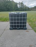Zwarte ibc containers anti alg, Tuin en Terras, Regentonnen, 150 liter of meer, Ophalen, Zo goed als nieuw