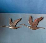 messing twee set ganzen in goudkleurig, Ophalen