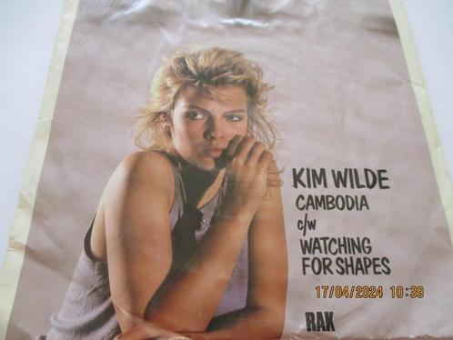 Kim Wilde _ Cambodia / Watching for shapes = 1981, Cd's en Dvd's, Vinyl Singles, Gebruikt, Pop, Ophalen of Verzenden