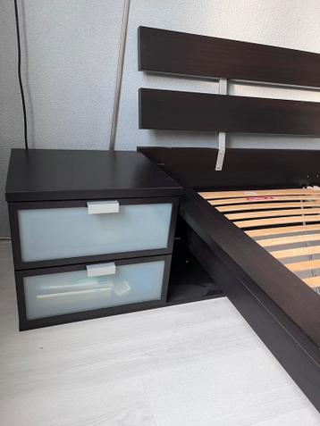 IKEA Bedframe 160x200 - Donkerbruin - afbeelding 6