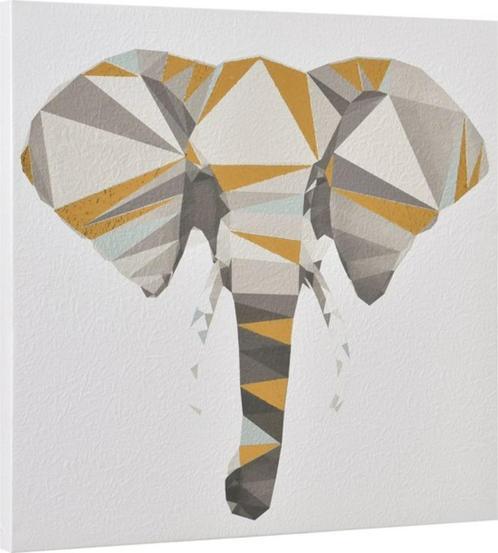 schilderij "olifant"., Huis en Inrichting, Woonaccessoires | Schilderijen, Tekeningen en Foto's, Nieuw, Schilderij, Minder dan 50 cm