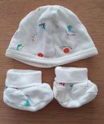 Setje newborn mutsje met slofjes wit met diertjes Prenatal, Kinderen en Baby's, Babykleding | Mutsen, Sjaals en Wanten, Ophalen of Verzenden