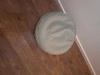 Mintgroene opblaasbare poef diameter 55cm hoogte 25cm, Overige materialen, Minder dan 50 cm, Rond, Minder dan 50 cm