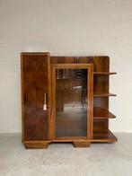 Artdeco kast vintage retro drankenkast wandkast wandmeubel, Huis en Inrichting, Kasten | Wandmeubels, Ophalen, Gebruikt, Geen