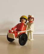 Playmobil verpleegster met rolstoel en patiënt, 3362 (1976), Ophalen of Verzenden, Gebruikt, Los playmobil