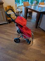 Boodschappenwagen, Ophalen, Gebruikt, Rood, Uitschuifbare handgreep