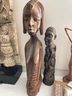 Houten Afrikaanse Beelden, Ophalen of Verzenden