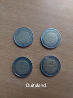 2 euromunten stickman Duitsland, Nederland, Frankrijk, Postzegels en Munten, Munten | Europa | Euromunten, Ophalen of Verzenden