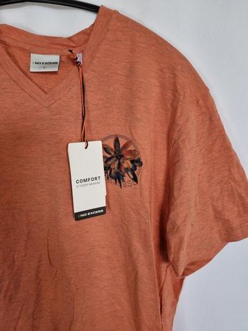 Heren T-shirt merk No Excess mt L nieuw. print achterzijde. beschikbaar voor biedingen
