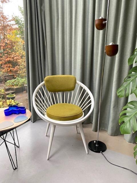 Vintage retro fauteuil, Huis en Inrichting, Fauteuils, Gebruikt, Hout, Stof, 50 tot 75 cm, 75 tot 100 cm, Ophalen