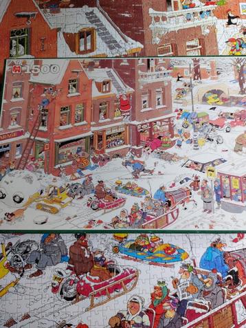 Streetlife/sneeuwpret van Jan van Haasteren beschikbaar voor biedingen