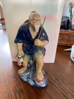 Shiwan Mudman Beeldje - Chinese Visser, Ophalen of Verzenden