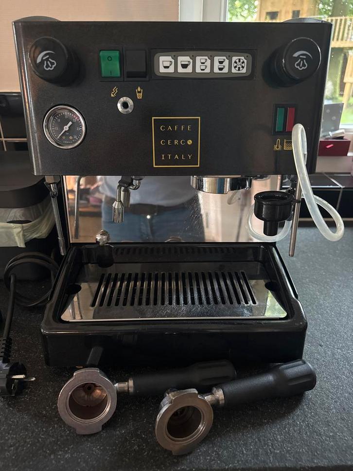 Caffe Cerco Italy Koffiemachine - Espresso Machine, Witgoed en Apparatuur, Koffiezetapparaten, Gebruikt, Gemalen koffie, Espresso apparaat