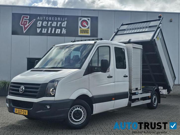 Volkswagen Crafter 2.0 TDI KIPPER TREKHAAK 6-ZITPLAATSEN 350, Auto's, Bestelauto's, Bedrijf, Te koop, ABS, Airconditioning, Alarm