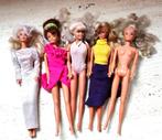 5 poppen van Barbie vintage  circa 1980 -  1990, Ophalen of Verzenden, Zo goed als nieuw, Barbie