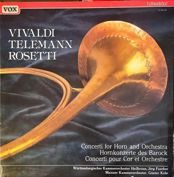 Vivaldi / Telemann Rosetti - Vinyl, Cd's en Dvd's, Vinyl | Klassiek, Gebruikt, Barok, Overige typen, 12 inch, Ophalen of Verzenden