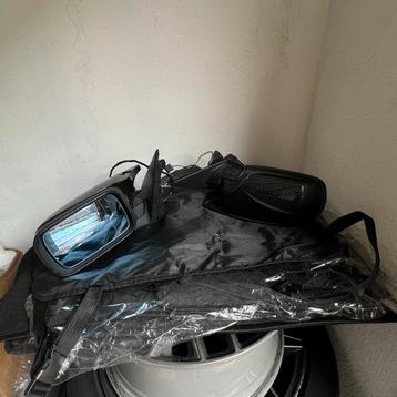 BMW E46 Koplamp + Spiegelset Carbon beschikbaar voor biedingen
