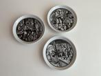 Te koop, 3 kleine schaaltjes ABVO Maastricht MOSA, Antiek en Kunst, Ophalen