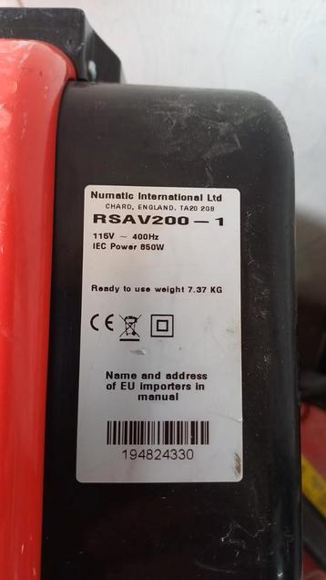 Numatic stofzuiger  beschikbaar voor biedingen