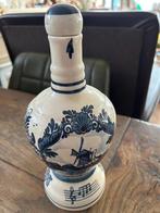 delftsblauw henkes porseleinen karaf/fles met muziekdoos, Ophalen of Verzenden