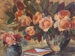Groot schilderij rozen, Antiek en Kunst, Ophalen