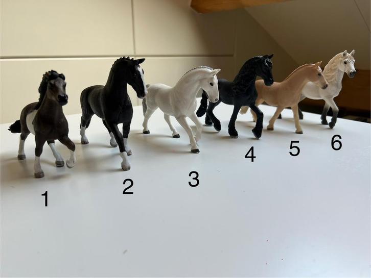Schleich paarden als nieuw, Verzamelen, Dierenverzamelingen, Zo goed als nieuw, Beeldje of Figuurtje, Paard, Ophalen of Verzenden