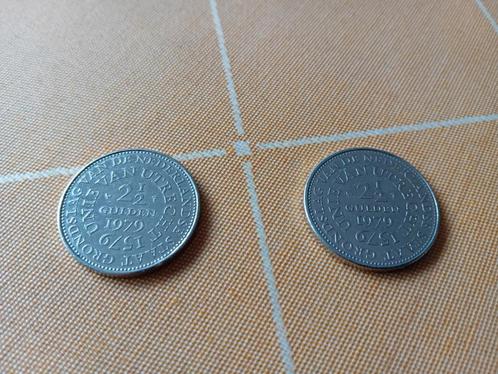 Rijksdaalder 1979 Unie van Utrecht 2x, Postzegels en Munten, Munten | Nederland, Losse munt, 2½ gulden, Koningin Juliana, Ophalen of Verzenden