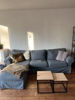Grijze EKTORP ikea bank, Huis en Inrichting, Banken | Bankstellen, 250 tot 300 cm, Gebruikt, 100 tot 125 cm, Hoekbank