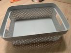 Curver opbergmandje grijs, Huis en Inrichting, Woonaccessoires | Schalen en Manden, Ophalen of Verzenden, Zo goed als nieuw