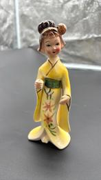 Vintage Japan beeldje Geisha. Hoogte 16,5 cm, Antiek en Kunst, Ophalen of Verzenden