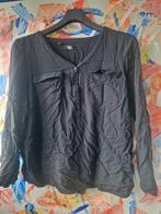 Zwarte blouse van bpc maat 46, Zwart, Maat 46/48 (XL) of groter, Ophalen of Verzenden, Zo goed als nieuw