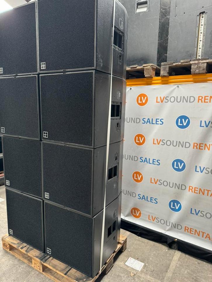 D&B audiotechnik C4 set met versterkers, Audio, Tv en Foto, Luidsprekers, Zo goed als nieuw, Subwoofer, 120 watt of meer, Overige merken