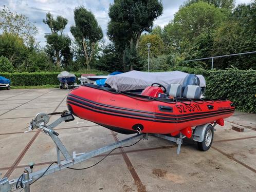 Quicksilver 420HD met Yamaha 25pk, Watersport en Boten, Rubberboten, Gebruikt, Quicksilver, Overige materialen, Minder dan 70 pk