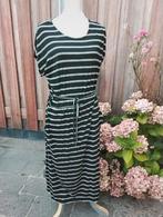 NIEUW zwart witte lange zomerjurk L, Kleding | Dames, Jurken, Ophalen of Verzenden, Nieuw, Zwart, Onder de knie
