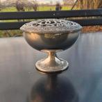 Verzilverde bloemensteker / rozensteker, Ophalen of Verzenden