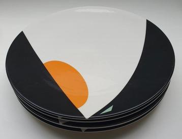 Vier unieke grafisch design borden van Cipa uit Italië  beschikbaar voor biedingen