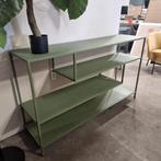 Sidetable Ylaya Mat Groen 140 cm van Light & Living, Huis en Inrichting, Tafels | Sidetables, Ophalen, Light & Living, 100 tot 150 cm