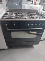 Smeg gasfornuis Met heteluchtoven 90cm breed, Ophalen of Verzenden, Zo goed als nieuw