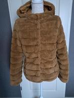 Jas Rino & Pelle Kleur : Bruin / Oker Maat : 36 met Capuchon, Kleding | Dames, Jassen | Winter, Bruin, Ophalen of Verzenden, Zo goed als nieuw